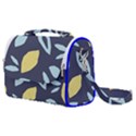 Laser Lemon Navy Satchel Shoulder Bag View1