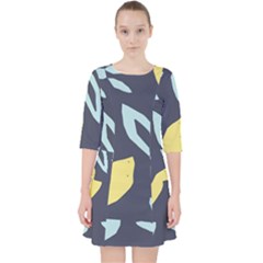 Laser Lemon Navy Pocket Dress by andStretch