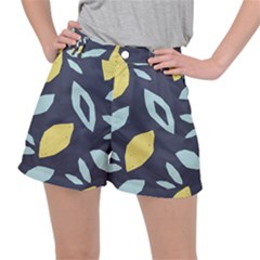 Laser Lemon Navy Ripstop Shorts by andStretch