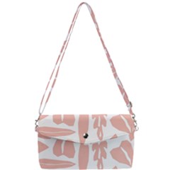 Blush Orchard Removable Strap Clutch Bag