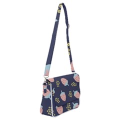 Strawberry Fields Shoulder Bag With Back Zipper by andStretch