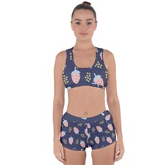 Strawberry Fields Racerback Boyleg Bikini Set by andStretch