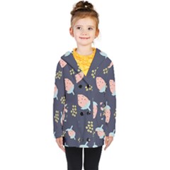 Strawberry Fields Kids  Double Breasted Button Coat by andStretch