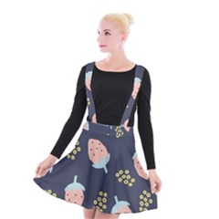 Strawberry Fields Suspender Skater Skirt by andStretch