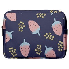 Strawberry Fields Make Up Pouch (large) by andStretch