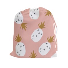 Pineapple Fields Drawstring Pouch (2xl) by andStretch