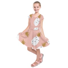 Pineapple Fields Kids  Short Sleeve Dress by andStretch