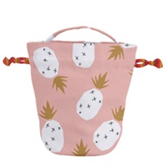 Pineapple Fields Drawstring Bucket Bag by andStretch