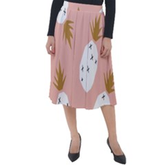 Pineapple Fields Classic Velour Midi Skirt  by andStretch