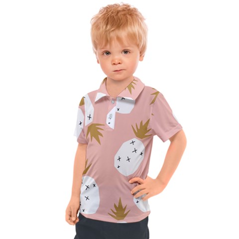 Pineapple Fields Kids  Polo Tee by andStretch