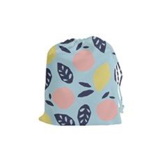 Orchard Fruits Drawstring Pouch (medium) by andStretch