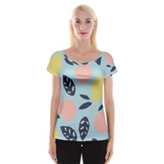 Orchard Fruits Cap Sleeve Top by andStretch