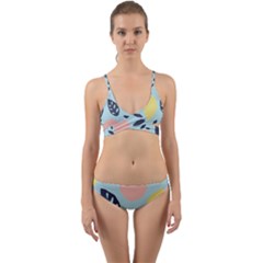 Orchard Fruits Wrap Around Bikini Set by andStretch