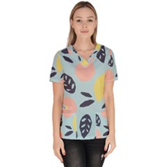 Orchard Fruits Women s V-neck Scrub Top by andStretch