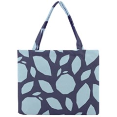 Orchard Fruits In Blue Mini Tote Bag