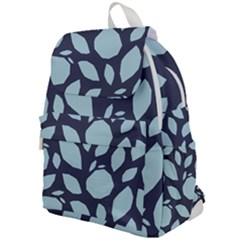 Orchard Fruits In Blue Top Flap Backpack