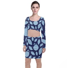 Orchard Fruits In Blue Top And Skirt Sets by andStretch