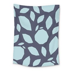 Orchard Fruits in Blue Medium Tapestry