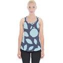 Orchard Fruits in Blue Piece Up Tank Top View1
