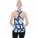 Orchard Fruits in Blue Piece Up Tank Top View2