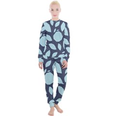 Orchard Fruits In Blue Women s Lounge Set by andStretch