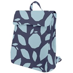 Orchard Fruits In Blue Flap Top Backpack