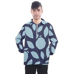 Orchard Fruits In Blue Men s Half Zip Pullover