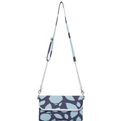 Orchard Fruits In Blue Mini Crossbody Handbag