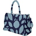 Orchard Fruits in Blue Duffel Travel Bag View1