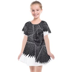 Black Rose Kids  Smock Dress by Sabelacarlos