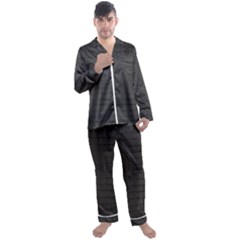 Black Alligator Skin Men s Long Sleeve Satin Pyjamas Set by LoolyElzayat