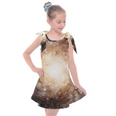 Galaxy Space Kids  Tie Up Tunic Dress by Sabelacarlos