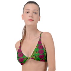 Rainbow Forest The Home Of The Metal Peacocks Knot Up Bikini Top by pepitasart