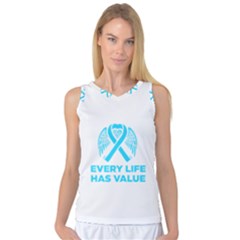 Child Abuse Prevention Support  Women s Basketball Tank Top by artjunkie