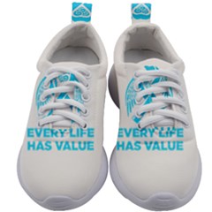 Child Abuse Prevention Support  Kids Athletic Shoes by artjunkie