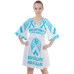Child Abuse Prevention Support  Boho Button Up Dress by artjunkie