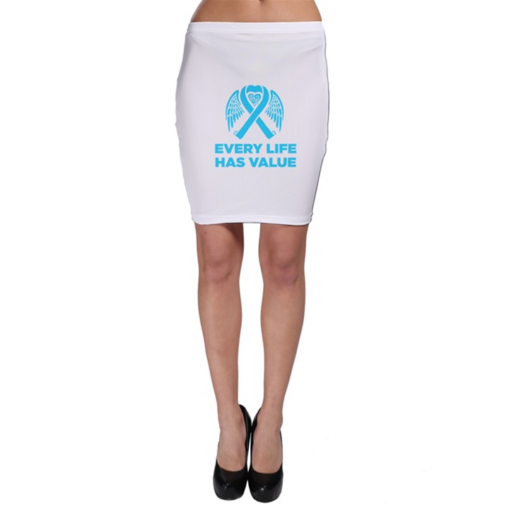 Child Abuse Prevention Support  Bodycon Skirt