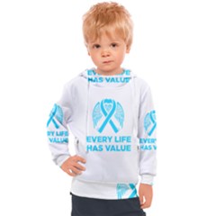 Child Abuse Prevention Support  Kids  Hooded Pullover by artjunkie