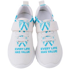 Child Abuse Prevention Support  Women s Velcro Strap Shoes by artjunkie