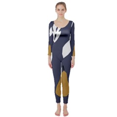Pattern 10 Long Sleeve Catsuit by andStretch