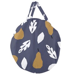 Pattern 10 Giant Round Zipper Tote by andStretch