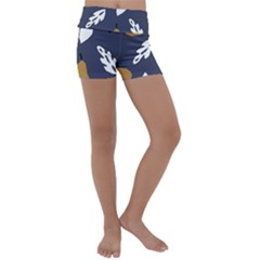 Pattern 10 Kids  Lightweight Velour Yoga Shorts by andStretch