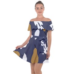 Pattern 10 Off Shoulder Velour Dress by andStretch