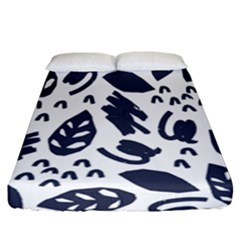 Orchard Leaves Fitted Sheet (california King Size)