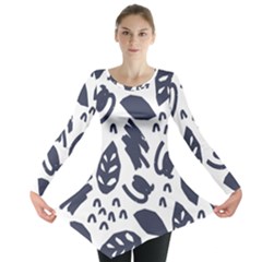 Orchard Leaves Long Sleeve Tunic  by andStretch