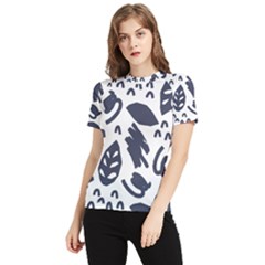 Orchard Leaves Women s Short Sleeve Rash Guard