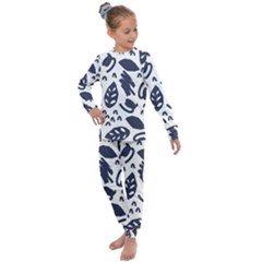Orchard Leaves Kids  Long Sleeve Set  by andStretch