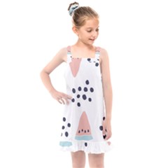 Watermelon Slice Kids  Overall Dress by andStretch