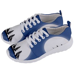 Boat Silhouette Moon Sailing Men s Lightweight Sports Shoes