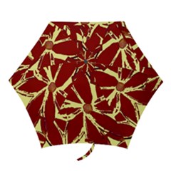 Flowery Fire Mini Folding Umbrellas by Janetaudreywilson